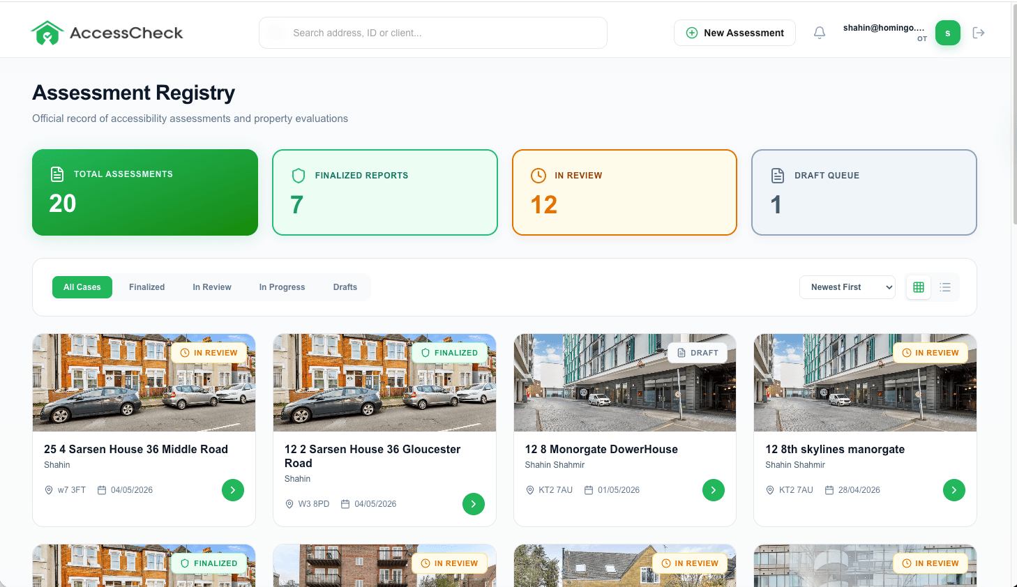 AccessCheck product screenshot